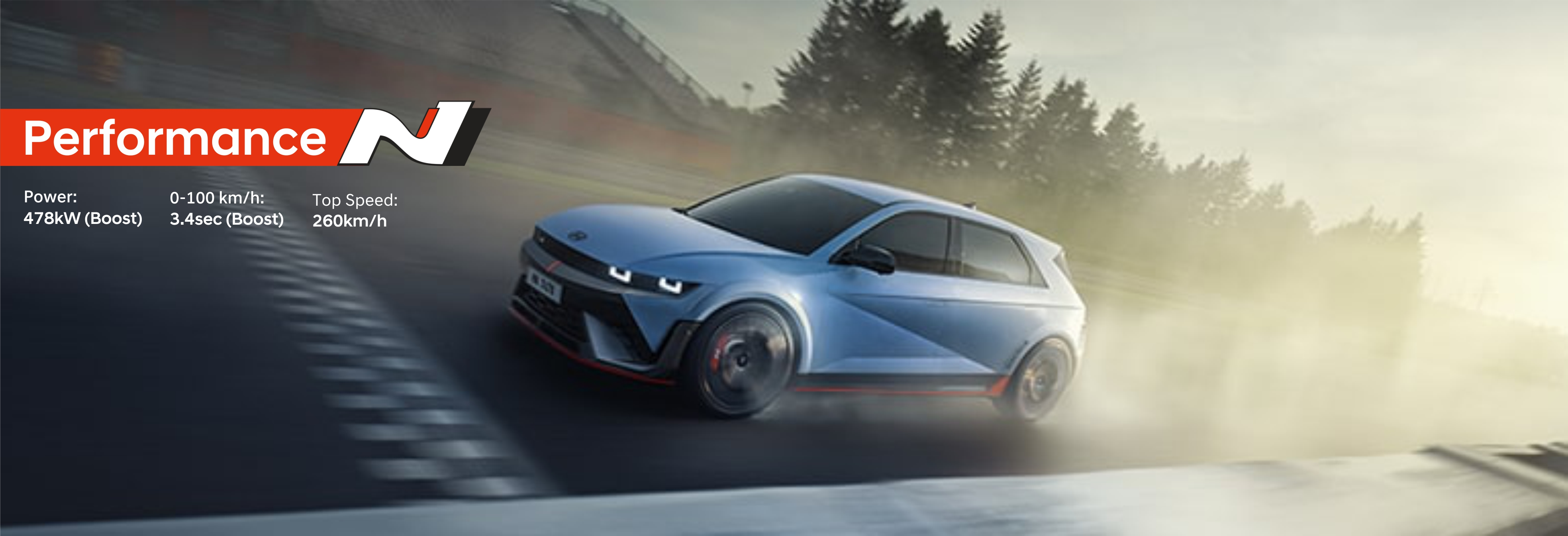 Performa Hyundai IONIQ 5 N di lintasan balap